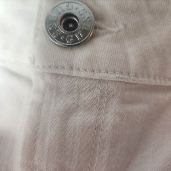 Guess 34 White Full Length Midrise Skinny Sarah Fit Men's Jeans - Picture 11 of 11